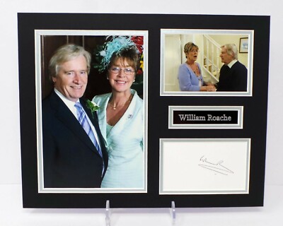 William ROACHE Ken BARLOW Corrie signiertes montiertes Foto & Display + Echtheitszertifikat