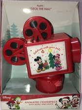 Centro de mesa animado proyector de películas Disney Mickey + Minnie