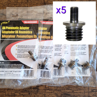5x DA Pneumatic Adapter 69-102 for Sanding Polishing Pad Backing Plate SM Arnold