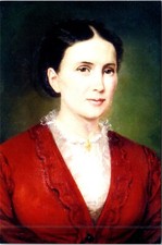 Postcard Lucretia Rudolph Garfield Wife President Baumgras Artist Portrait C99