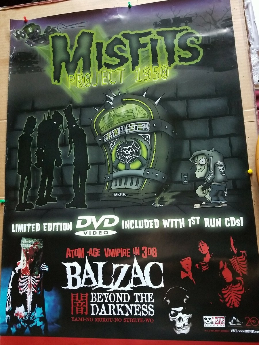 THE MISFITS PROJECT 1950 CD/DVD PROMO POSTER 2003 | eBay