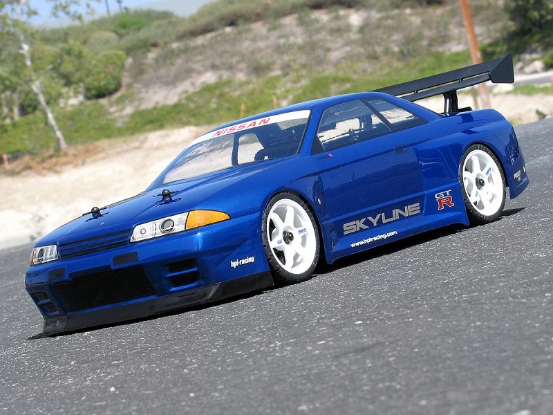HPI 1/10 RC Car BODY Shell NISSAN R32 GT-R CLEAR- UNPAINTED #17515
