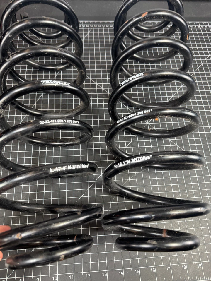 Muelle helicoidal trasero Teraflex02-22-421-250-1 para Jeep JL 4 puertas r-18. 1' 4,8 170 lb Foto 3 de 4