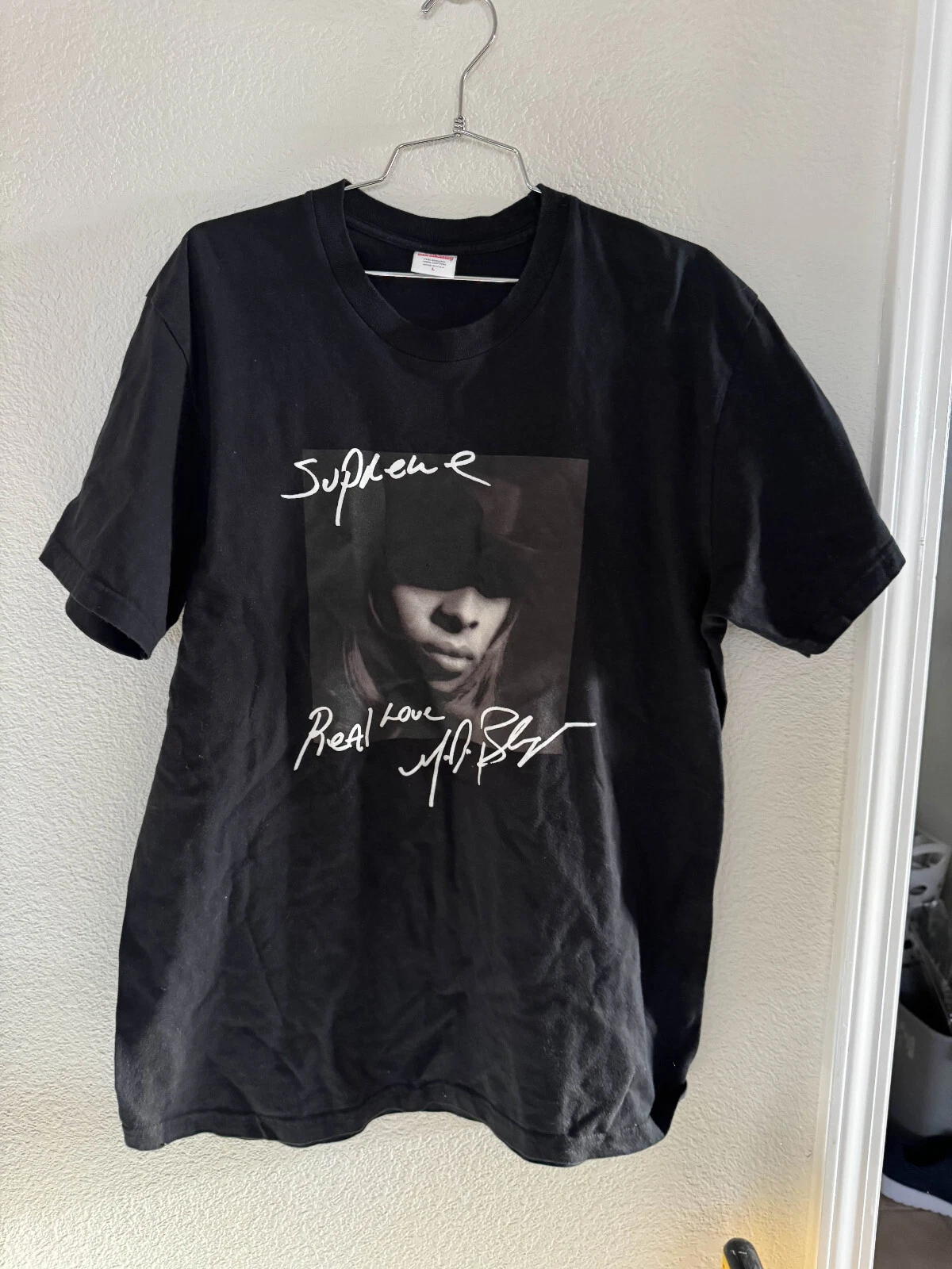 Tee shirt noir Supreme Mary J. Bilge taille L authentique