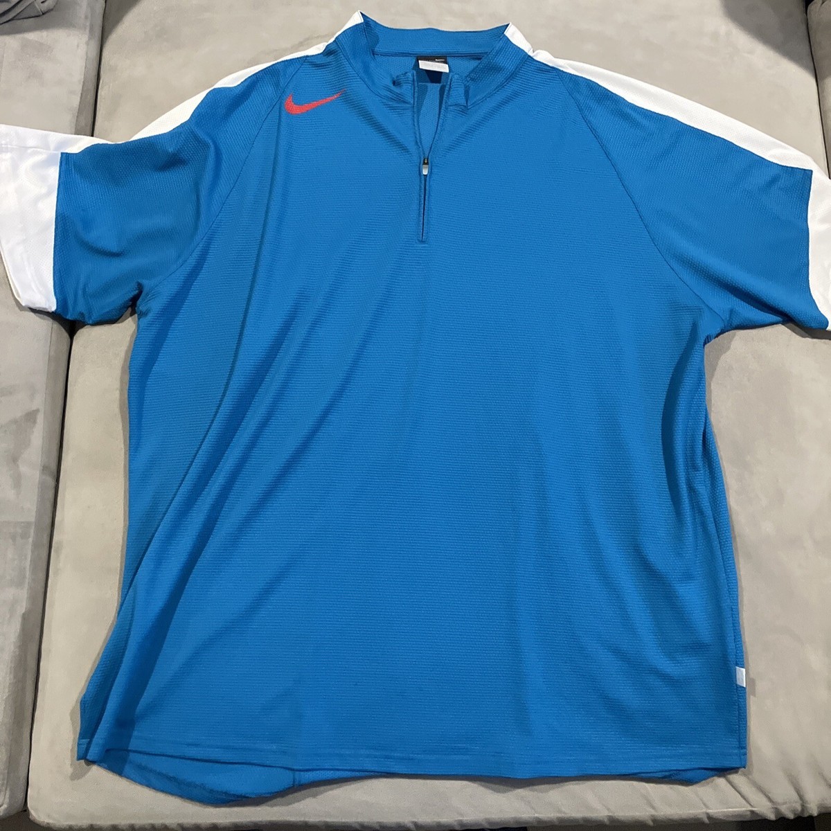 Vintage - Nike Sphere Dry - Quarter Zip Polo - Roger Federer
