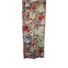 Attitudes by Renee Women's Casa Comfy Printed Pant w/ Piping Detail X-Small Size