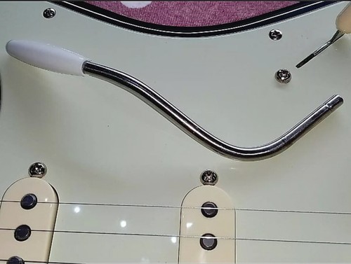 PUSH-IN 5.5mm Gilmour RED Strat '57 SHORT ARM on Fender ELITE & DELUXE Trem RARE - Picture 15 of 20