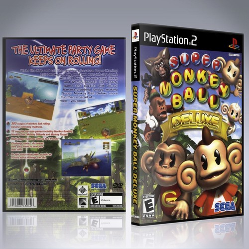Jeu Super Monkey Ball Deluxe Pour PlayStation 2 - Version Allemande - Bon état Complet