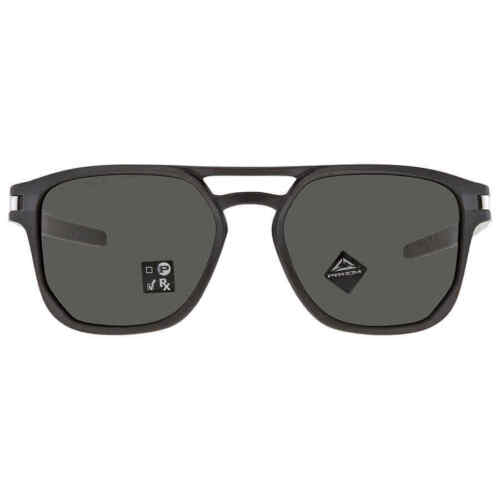 Oakley Beta Latch Men's Sunglasses - Matte Black Frame, with Prizm Grey Lenses - Picture 1 of 3