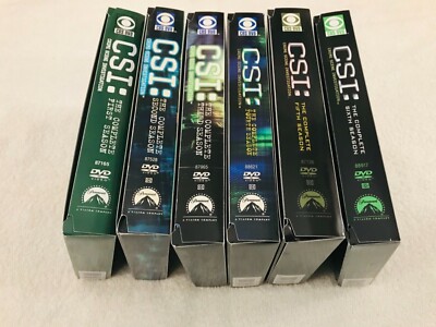 CSI: Crime Scene Investigation Lot DVD Set Complete Seasons 1-6 1