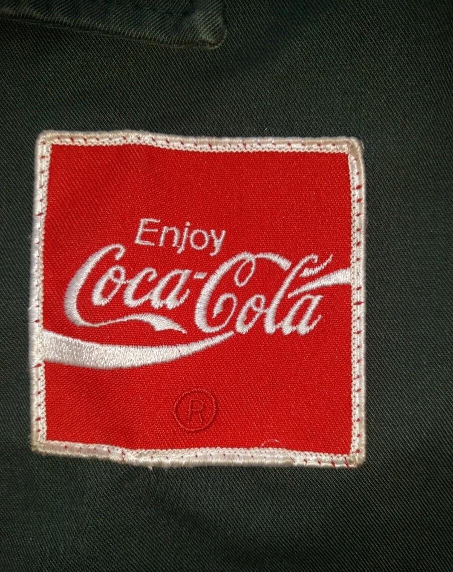 🔥🚨Vintage Coke Coca Cola Green Delivery Worker Jacket Mens