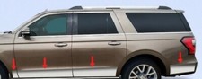 Best Truck Warranty 2018-2025 Ford Expedition Max Longer Stainless Steel Rocker Panel Trim 7" 8Pc