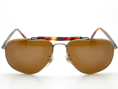 Sonnenbrille GALILEO PILOT 01/S 6011 Tortoise Vintage Sunglasses 1980 Man