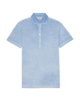 Altea Cotton Solid Regular Fit Polo Shirt Celeste Size XXL 1017