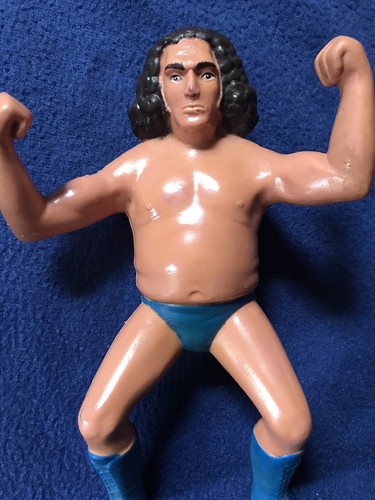 LJN WWF Andre The Giant Long Hair Titan Vintage 19...