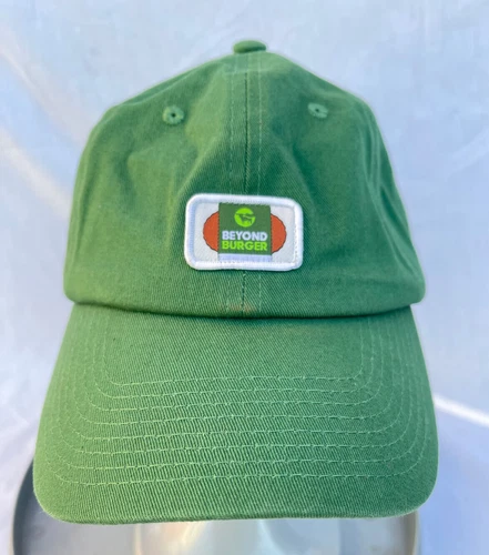 Beyond Burger Logo Vegan Unisex Adjustable Green Baseball Cap Hat