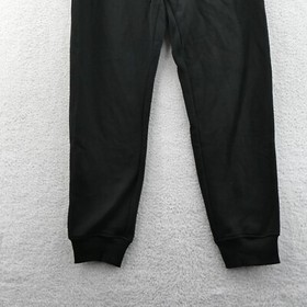 Victorias Secret Medium  Black Fleece Classic Sweatpants Jogger Tapered Leg