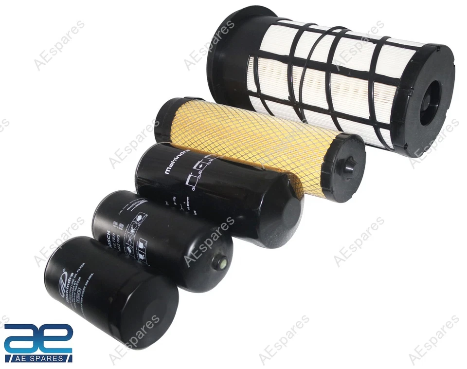 Filter Kit Pack of 5 For Mahindra Tractor 5530 2WD-T3 / 5530 2WD Synchro S2u - Image 4 of 4