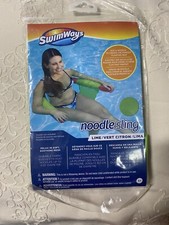 SwimWays Noodle Sling Blue Floating Fabric Mesh Seat NEW Pool Free Shipping