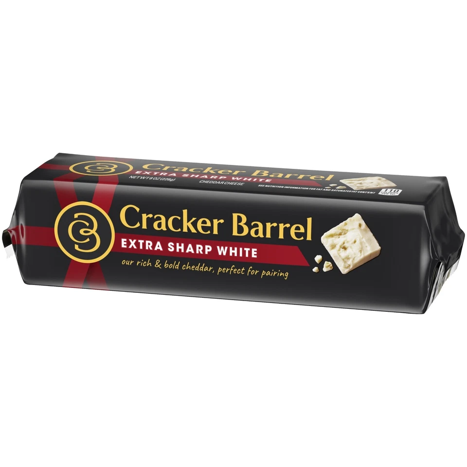 2 pack Cracker Barrel Extra Sharp White Cheddar 2x8 oz