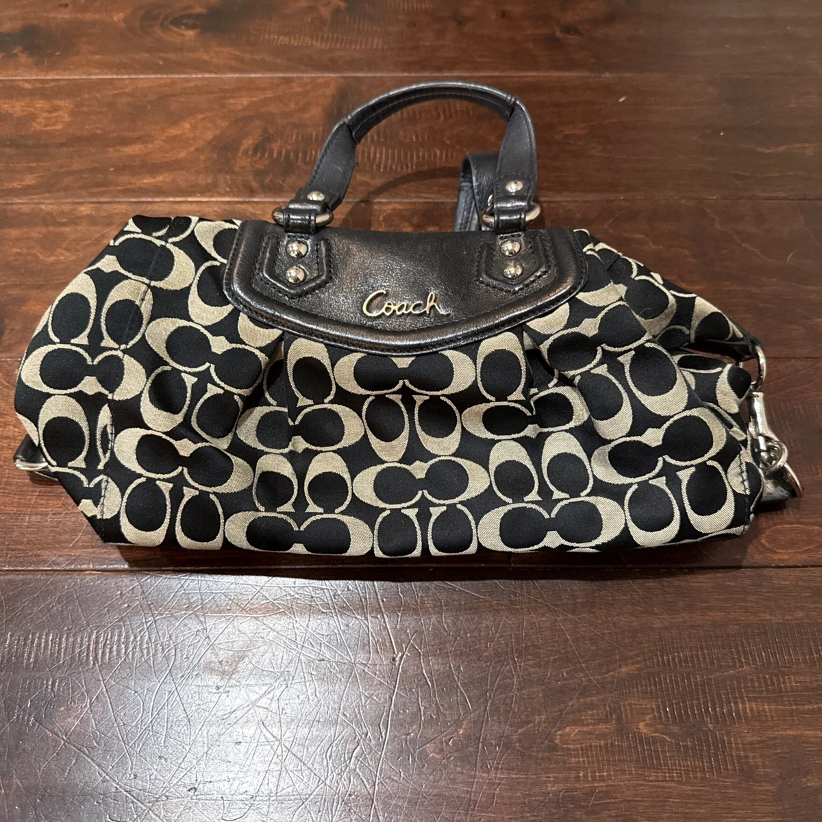Coach Ashley Signature Sateen Satchel for sale | eBay