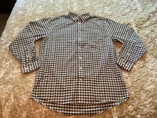 Mens Stafford Travel Wrinkle Free Oxford Long Sleeve Button Up Shirt 16 34-35