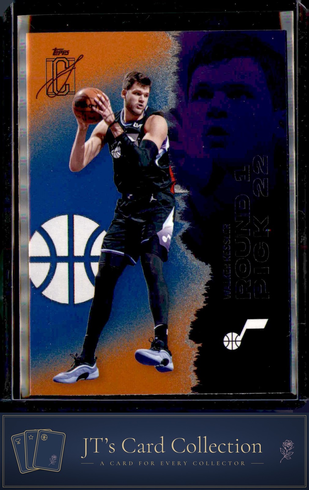 Walker Kessler 2025-26 Topps Signature Class #40 Blue & Orange Utah Jazz