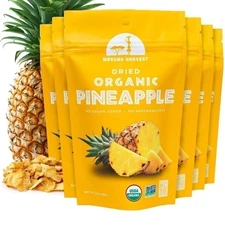Mavuno Harvest 100% Organic Dried Fruit, Jackfruit,Pineapple 2 Ounce (Pack of 6)