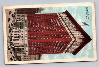 Hotel Belmont NYC 1922 Postcard - E.C. Kropp - Vintage New York City