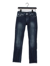 True Religion Women's Jeans W 27 in Blue 100% Cotton Straight