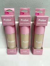 PROLUX MATTE FOUNDATION VANILLA - LOT OF 3- 1.35 OZ - NEW