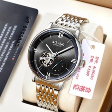 Men's Automatic Watch AILANG Skeletonized 42Mm Stainless Steel Waterproof