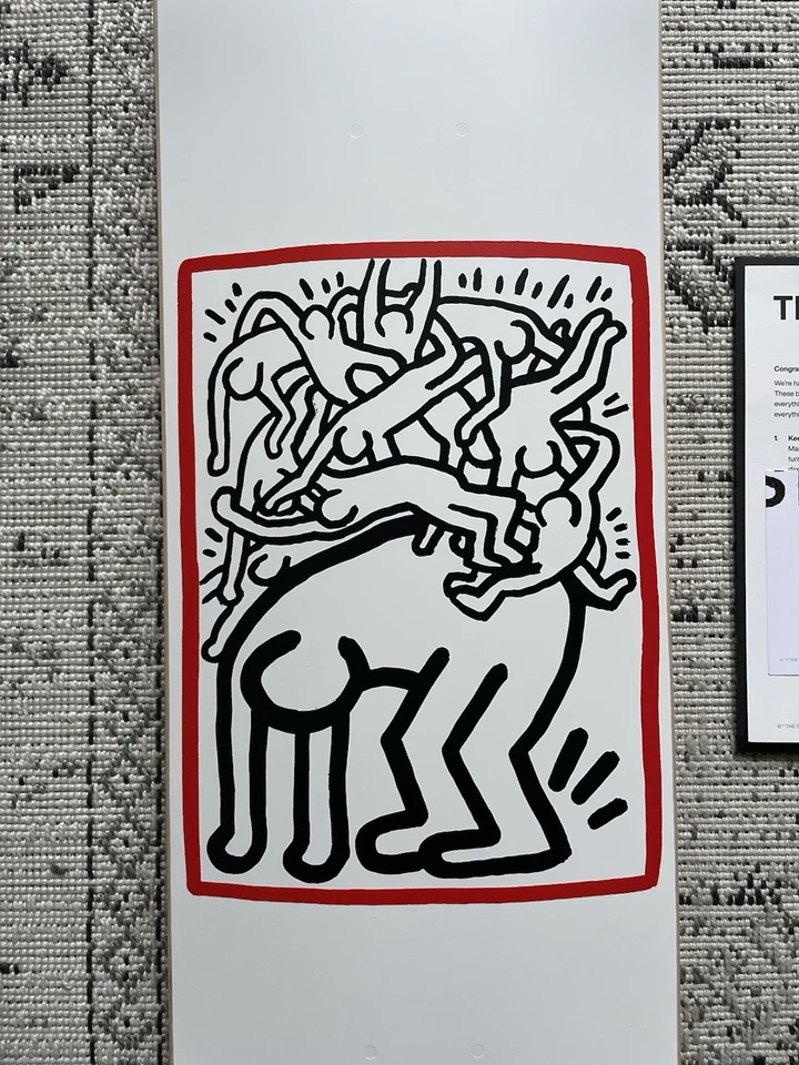 The Skateroom x Keith Haring "Fight Aids" Wall Decor - New - Image 2 of 4