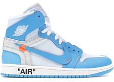 Size 9 - Jordan 1 Retro OG x Off-White High UNC for sale online | eBay