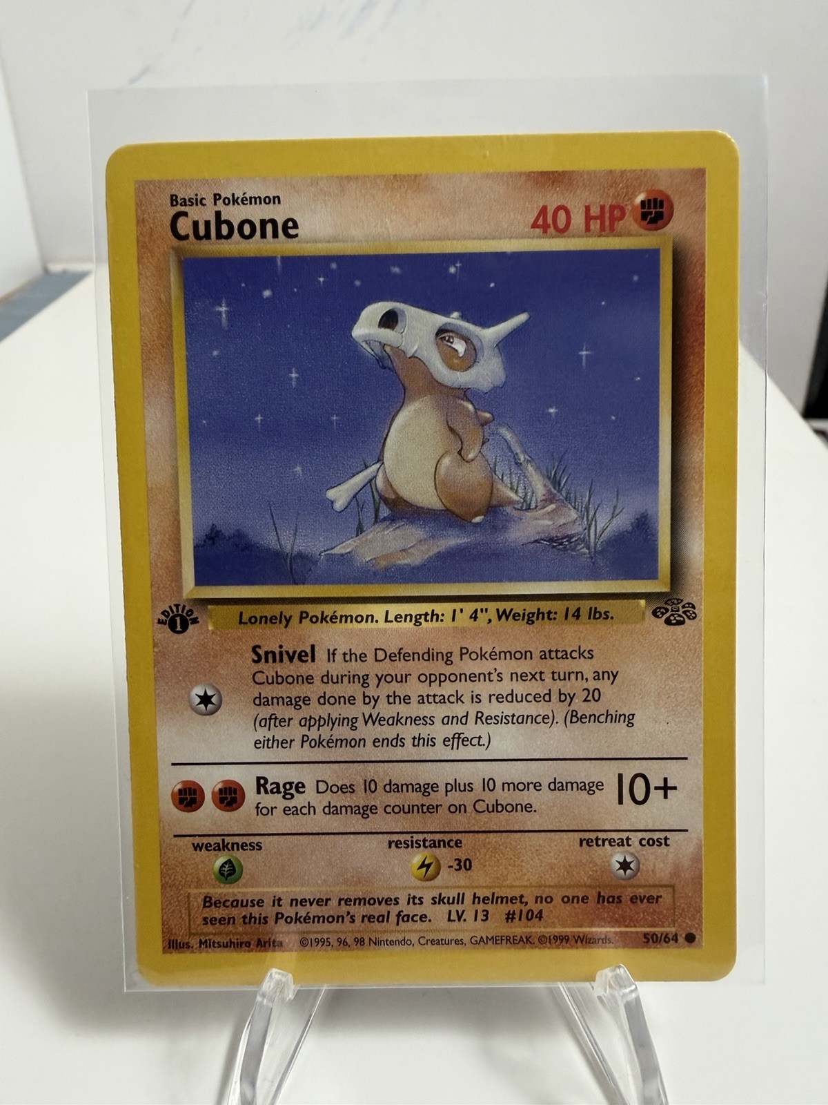 Pokémon TCG Cubone 1st Edition Jungle Card 50/64 NM