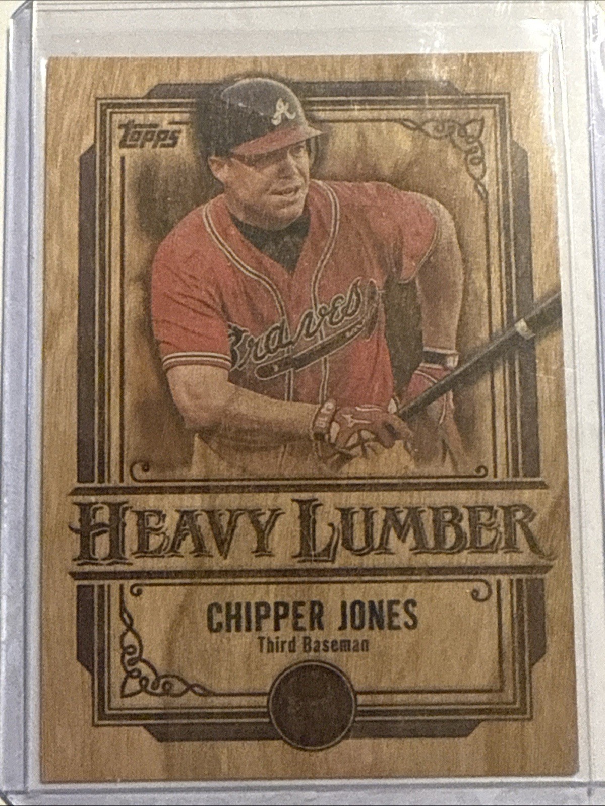 2025 Topps Update Heavy Lumber Chipper Jones HL-48 Atlanta Braves Case Hit Rare