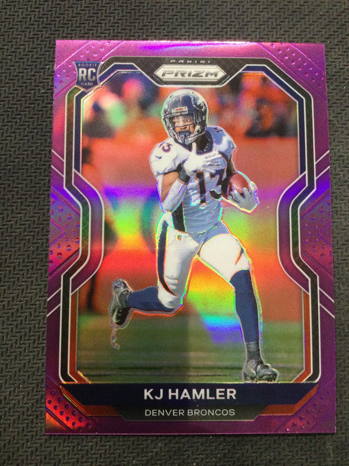 2020 Panini Prizm #315 KJ Hamler Prizm Purple /125 Denver Broncos