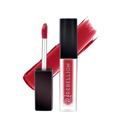 Rebellion Matte Obsession Liquid Lipstick, Maroon Adorable Rose 10, 2.5ml