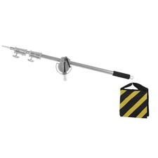 Boom Arm Bar with Weight Bag Holding Arm Bar Flexible Professional Light Stand