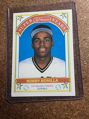 1989 JJ Nissen Baseball Super Stars Food Issue # 15 Bobby Bonilla