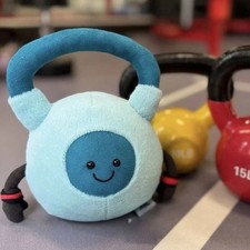 Jellycat Amuseables Sports Kettlebell 19cm plush toy new with tags dust bag