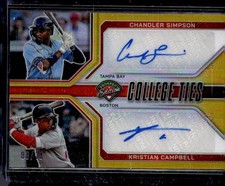 2025 Prospect Edition College Ties Autographs Gold #8 C Simpson K Campbell /10