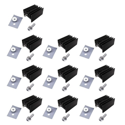 #ad 10 Packs TO 220 Heatsink Insulator Mounting Screws Kits for LM317 Lm317T L7805 $8.94