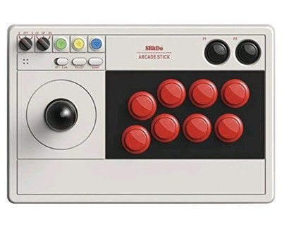 8Bitdo Arcade Stick for Nintendo Switch & Windows - Retro Styling