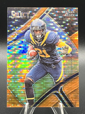 2023 Panini Select Draft Picks #166 Keenan Allen Orange Pulsar Prizm 13/26