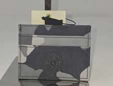 Kipling Men's Daria KI1234 Multicolor Camouflage Portable Card Holder Purse