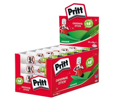Pritt Klebestift, sicherer & kinderfreundlicher Bastelkleber für Basteln - 20x
