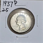 1937-D Silver Washington Quarter