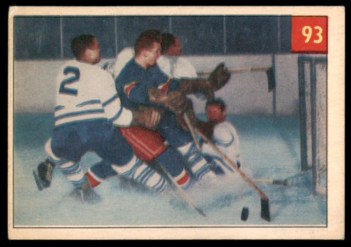Netminder's [Nightmare] #93 1954 Parkhurst card