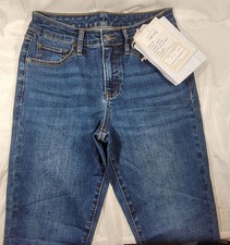 Express Women's Mid Rise Dark Wash Flex Fit Bi-Stretch Skinny Jeans - M - SAMPLE